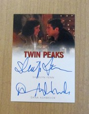 Usado, 2025 Rittenhouse Twin Peaks Log Lady autógrafo duplo Sherilyn Fenn Dana Ashbrook comprar usado  Enviando para Brazil