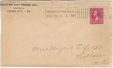 Kansas City, MO Estación A Tipo X-8 Experimental Barr-Fyke Máquina Cancelar segunda mano  Embacar hacia Mexico