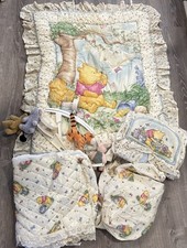 Usado, Conjunto de 5 peças de roupa de cama clássica vintage Winnie The Pooh 1995 Disney comprar usado Usado, Conjunto de 5 peças de roupa de cama clássica vintage Winnie The Pooh 1995 Disney comprar usado  Enviando para Brazil