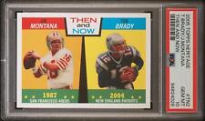 Usado, Joe Montana / Tom Brady 2005 Topps Heritage #TN2 Then And Now PSA 10 comprar usado  Enviando para Brazil