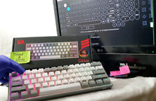 Teclado Redragon mecânico 61 teclas FIZZ RGB LED teclas USB com fio Red Dragon K617 comprar usado  Enviando para Brazil
