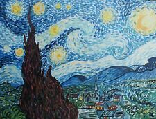 Używany, New oil ręcznie malowany obraz olejny Vincent van Ghog sunflowers starry night  na sprzedaż Używany, New oil ręcznie malowany obraz olejny Vincent van Ghog sunflowers starry night  na sprzedaż  PL