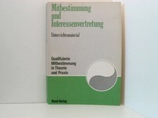 Mitbestimmung interessenvertre gebraucht kaufen  Berlin