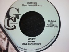 mickey & soul gen iron leg re issue numero pix cover soul 45 reissue, usado comprar usado  Enviando para Brazil