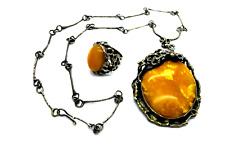 Schmuckset honig bernstein gebraucht kaufen  Glinde
