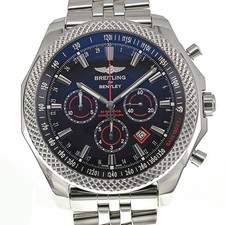 desconto Breitling Bentley Vernate A25368 cronógrafo mostrador preto masculino N#138087 comprar usado  Enviando para Brazil