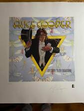 Usado, Litografia Alice Cooper impressão artística oficial Welcome to My Nightmare certificado de autenticidade  comprar usado  Enviando para Brazil