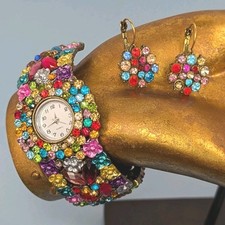 Vintage multicolored rhineston for sale  Fort Worth