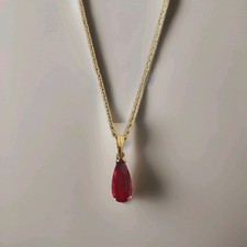 Red stone necklace. for sale  BRIDGWATER