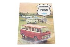 Folheto de vendas Chevrolet D-49476 1968 Sportvan especificações comprar usado  Enviando para Brazil