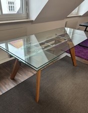 Hochwertiger glastisch auszieh gebraucht kaufen  München