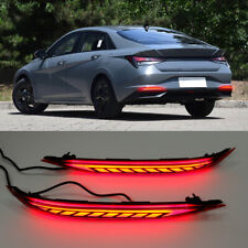 Luz refletora de para-choque traseiro luz de seta lâmpada de freio para Hyundai Elantra 2021-2023 comprar usado  Enviando para Brazil