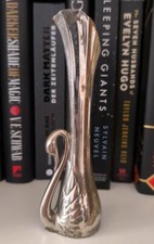 Versilberte schwan vase gebraucht kaufen  Nürnberg