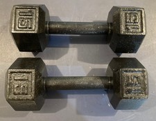 Pair hex dumbbells for sale  Warwick
