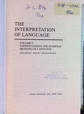 The interpretation language gebraucht kaufen  Koblenz