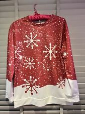 Red snowflake tunic for sale  STALYBRIDGE