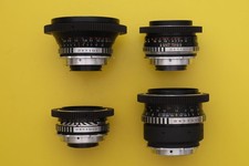 4 Vintage Zeiss Jena lenses set PL mount Arri  Arriflex F5 F55  URSA  C300 na sprzedaż  PL