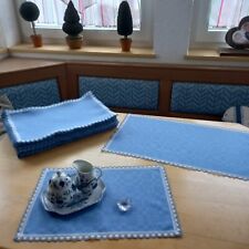 Tisch platzset taubenblau gebraucht kaufen  Weichs