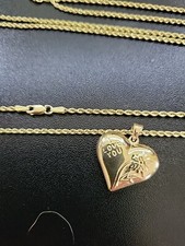 Cadena oro 10kl.corazon d'occasion  Expédié en Belgium