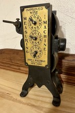 Antiga máquina de medição de fio/corda John J. Waldman melhorada.  comprar usado  Enviando para Brazil
