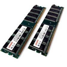 Memoria ram 1gbx2 usato  Bologna