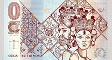 Banconota euro zerosouvenir usato  Bergamo