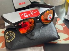 NOVO Óculos de Sol RayBan RB2140 Original Wayfarer Clássico Masculino Quadrado Vermelho comprar usado  Enviando para Brazil