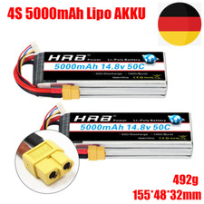 2pcs 5000mah lipo usato  Spedire a Italy