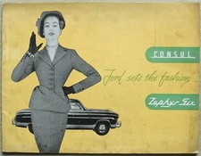 Usado, Folheto de vendas de carros Ford Consul & Zephyr Six 1953-54 #K8445/953 comprar usado  Enviando para Brazil