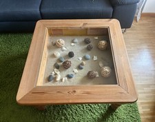 Couchtisch massivholz glasplat gebraucht kaufen  München