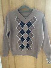 Ladies argyle knit for sale  ENFIELD