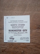 Tottenham ticket manchester for sale  INGATESTONE