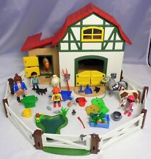 Playmobil 6927 Ponyhof, Mutter, 3 Kinder, 3 Ponys, Teich Futter Gatter Zubehör comprar usado  Enviando para Brazil