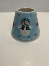Snowman ceramic candle for sale  Fountain