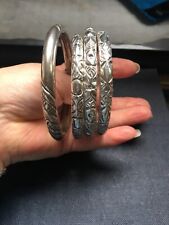 Bracelets joncs argent d'occasion  Étaples