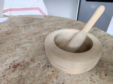 Mortier pilon bois d'occasion  Saulnes