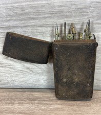 Estojo georgiano antigo Shagreen kit de ferramentas de desenho arquiteto cartografia caixa 5,5", usado comprar usado  Enviando para Brazil