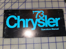 1973 chrysler owners for sale  Suffolk