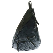 Usado, Mochila Soffer Ari Sofá Mochila 2 Zíperes com Patch Couro Preta Grau B Co comprar usado  Enviando para Brazil