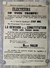 Election législative 1889. d'occasion  Sarlat-la-Canéda