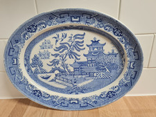 Willow pattern serving for sale  NEWPORT