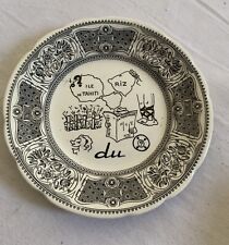 Assiette parlante rebus d'occasion  Roquevaire