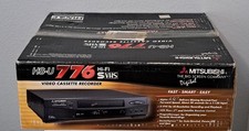 Gravador de fita videocassete Mitsubishi HS-U776 super videocassete VCR/VHS!, usado comprar usado  Enviando para Brazil