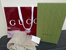 Authentic gucci box usato  Roma