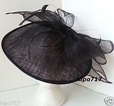 Black bow sinamay for sale  HATFIELD