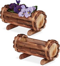 Używany, Donica Relaxdays półtona 2 sztuki 11 x 20 x 9 cm na sprzedaż  PL