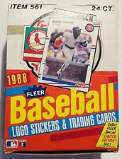 baseball box 1988 wax fleer for sale  Collingswood