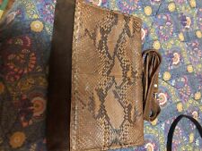 Borsa camoscio pitone usato  Molinella