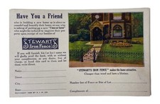PUBLICIDADE ANTIGA – CERCA DE FERRO DE STEWART, CINCINNATI, OHIO 1909 comprar usado PUBLICIDADE ANTIGA – CERCA DE FERRO DE STEWART, CINCINNATI, OHIO 1909 comprar usado  Enviando para Brazil