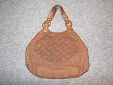 BOLSA DE OMBRO COL HAAN MARROM LINHO CONCHA RÍGIDA ESTILO HOBO                      comprar usado  Enviando para Brazil